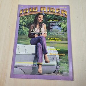 Vintage LowRider Magazine December 1982 Chicano Culture Car Art VG